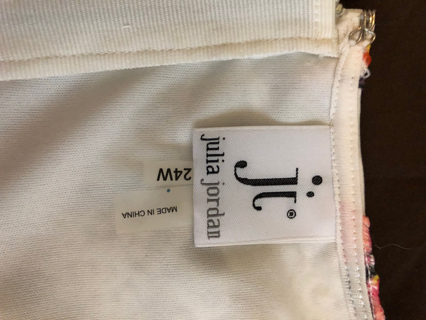 Julia Jordan Embroidered Dress, US Size 24W - NEW