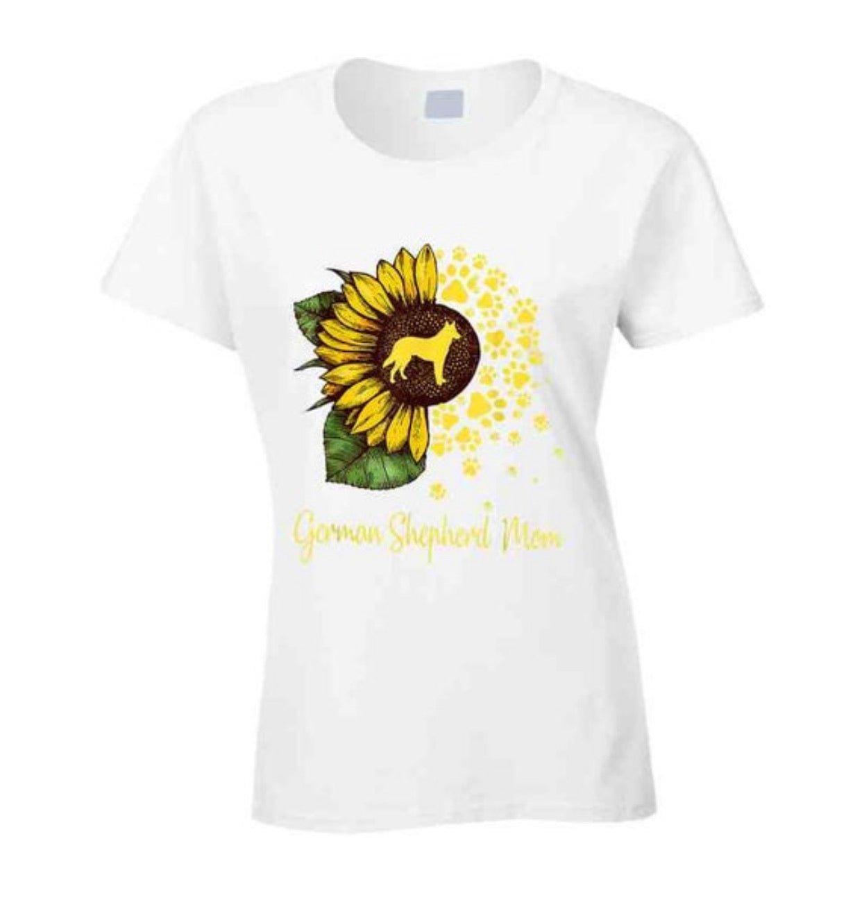 German Shepherd Mom Ladies T Shirt