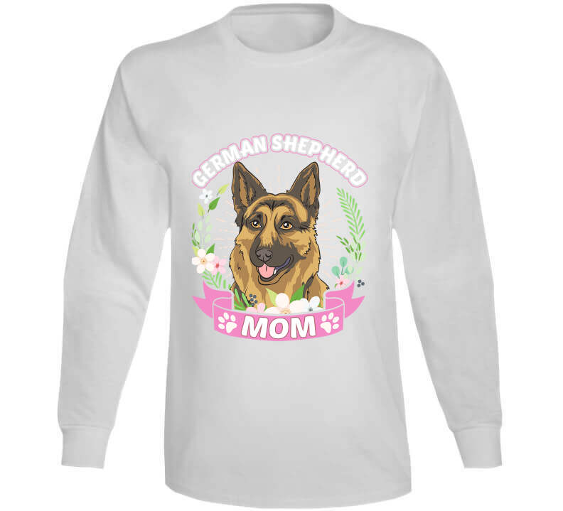 German Shepherd Mom Ladies T Shirt