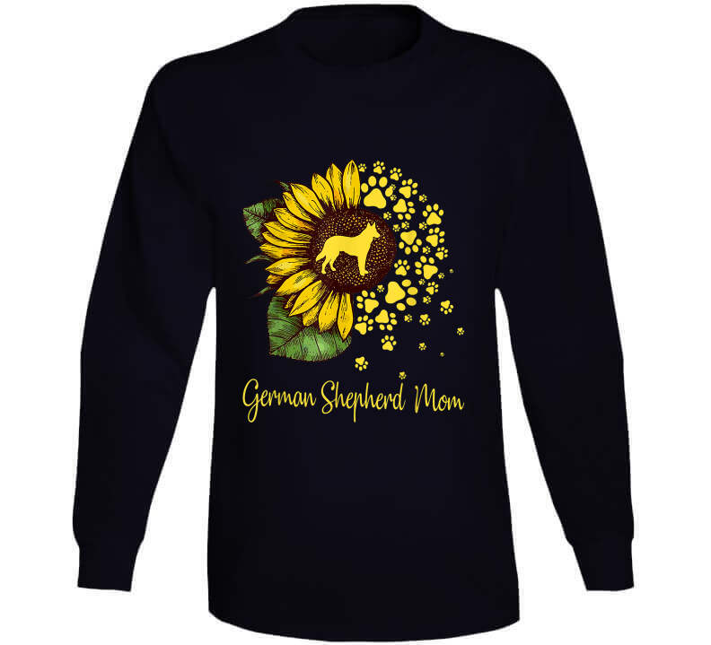 German Shepherd Mom Ladies T Shirt
