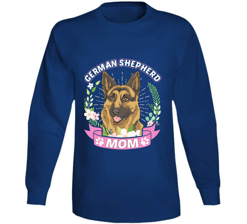 German Shepherd Mom Ladies T Shirt