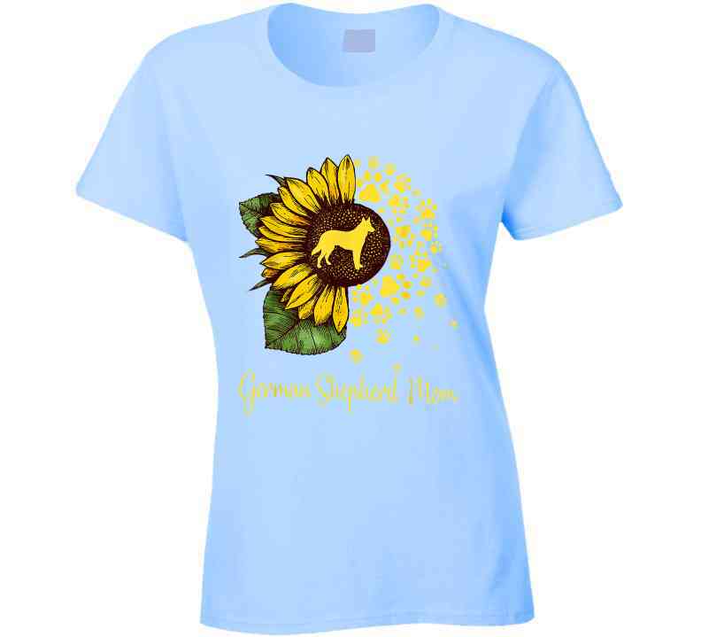 German Shepherd Mom Ladies T Shirt