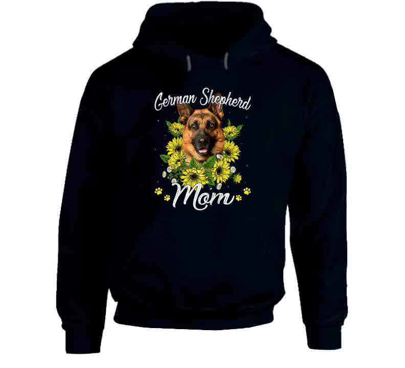 German Shepherd Mom Ladies T Shirt