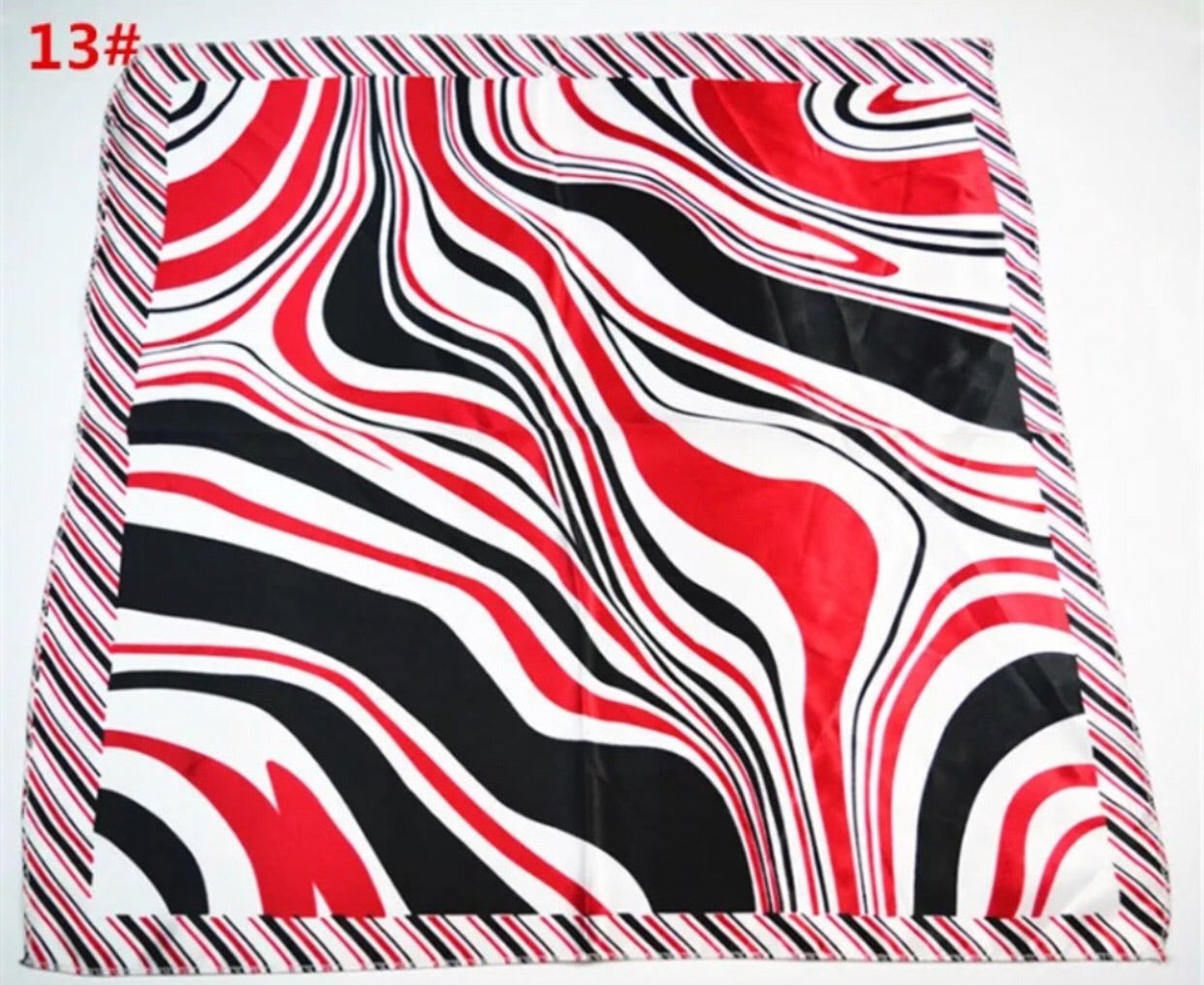 Silk Look Satin Scarf - Various Colors, 20” x 20”