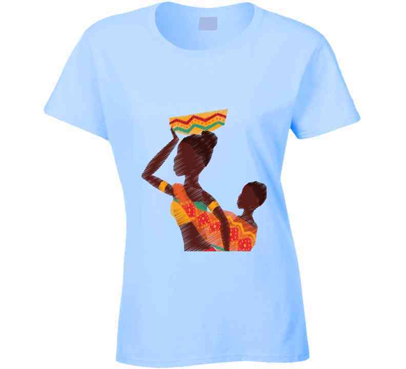 African Mother Ladies T Shirt