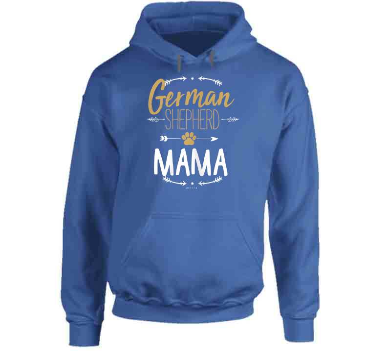 German Shepherd Mama Ladies T Shirt