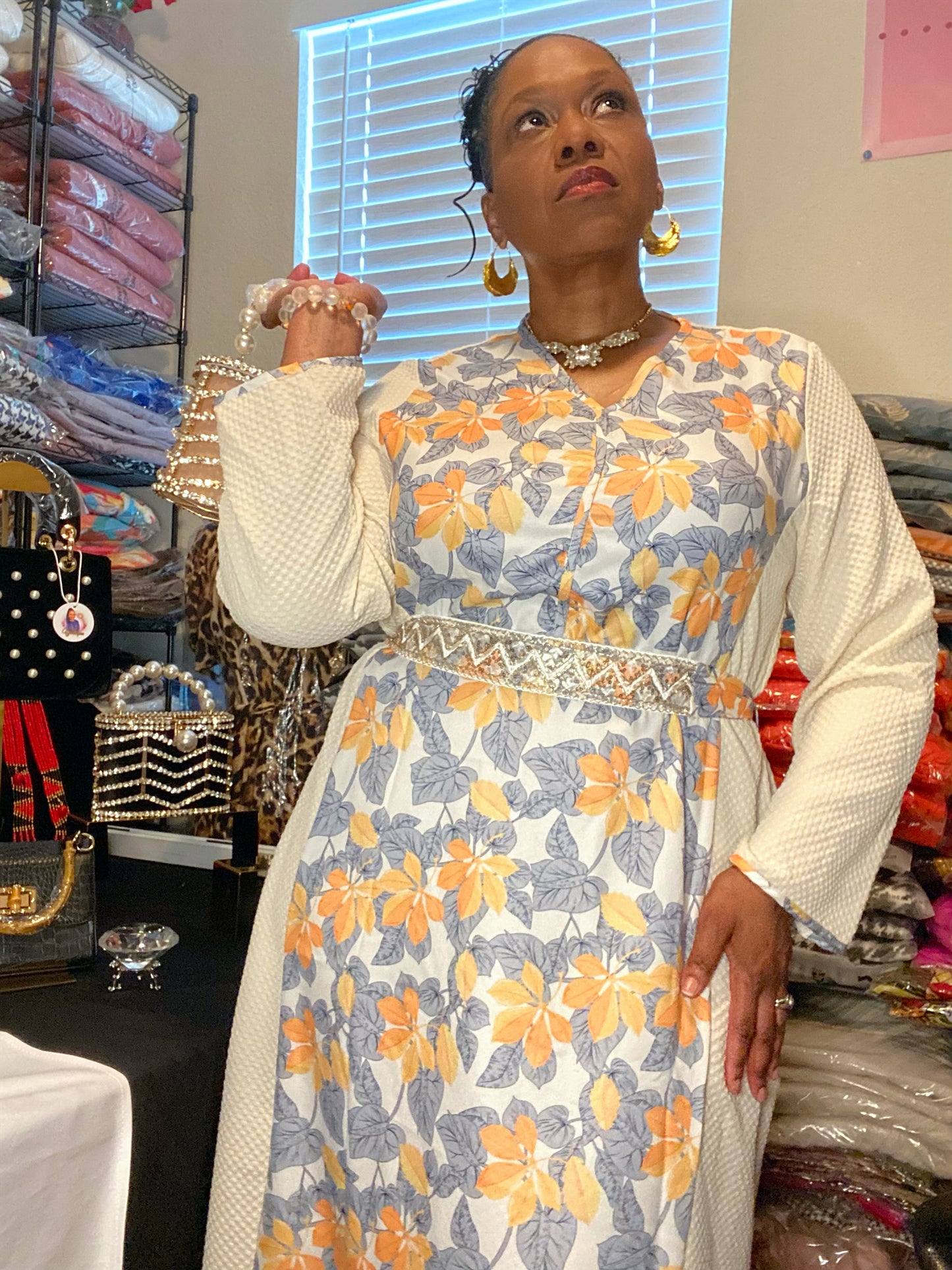 Floral Print Multi-Color Dress (US Sizes 4 - 14)