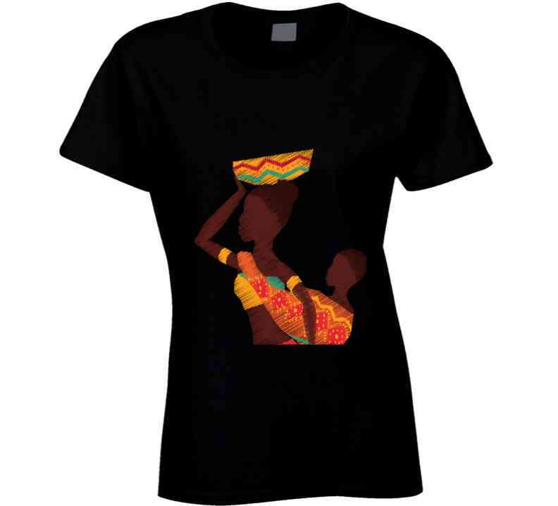 African Mother Ladies T Shirt