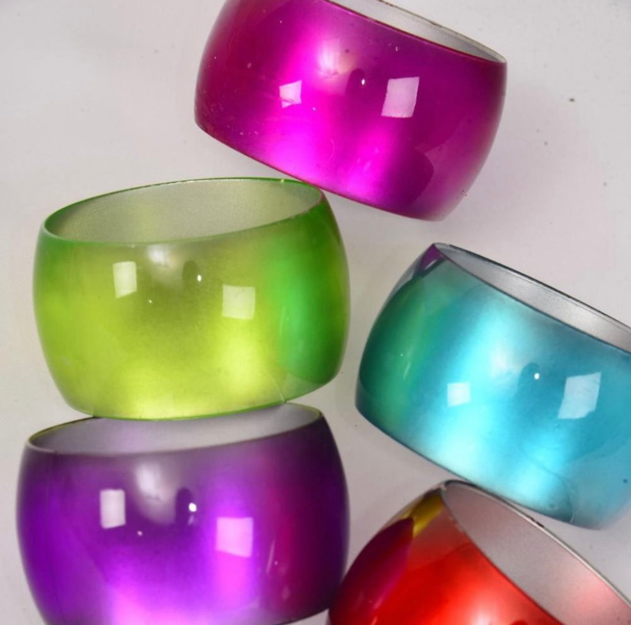 Acrylic Cat Eye Bangle Bracelets