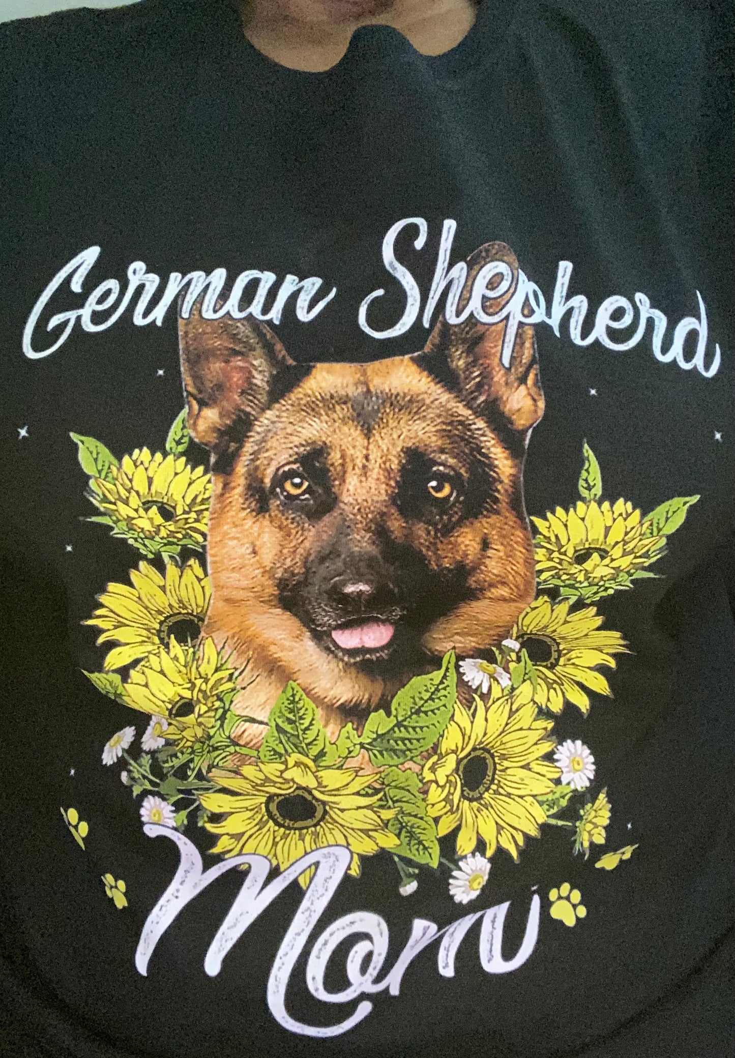German Shepherd Mom Ladies T Shirt