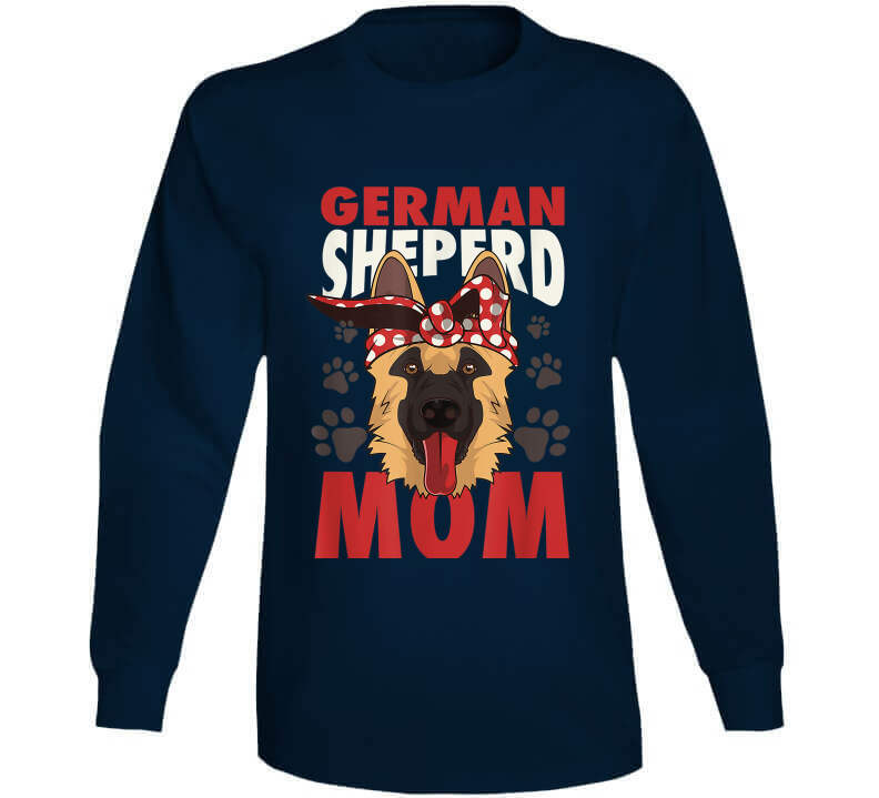 German Shepherd Mom Ladies T Shirt