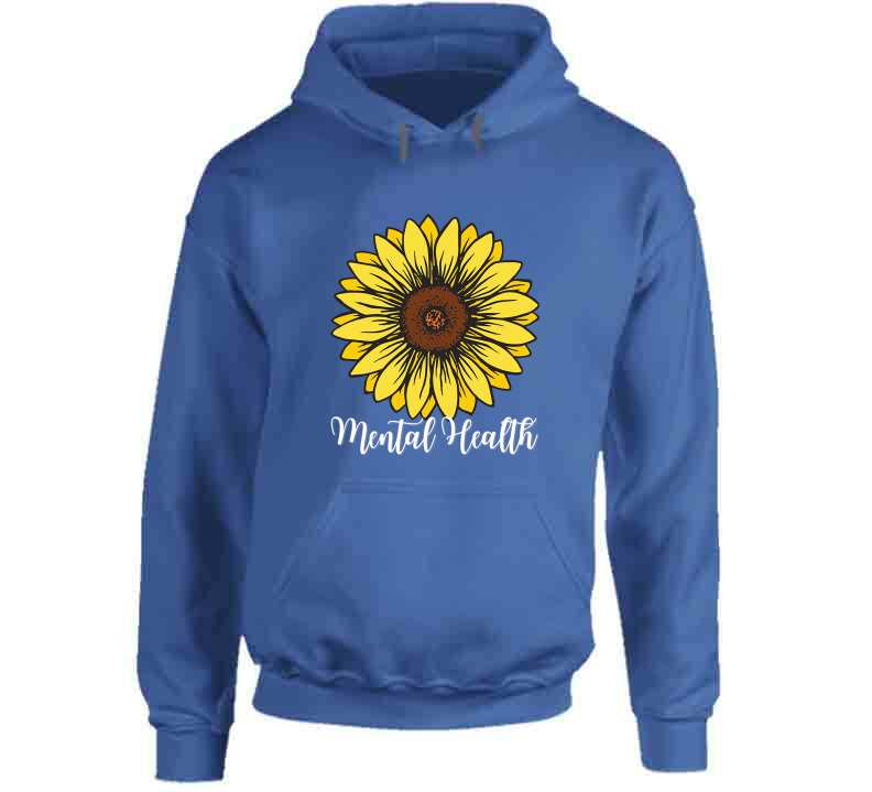 Mental Health Sunflower Ladies T Shirt