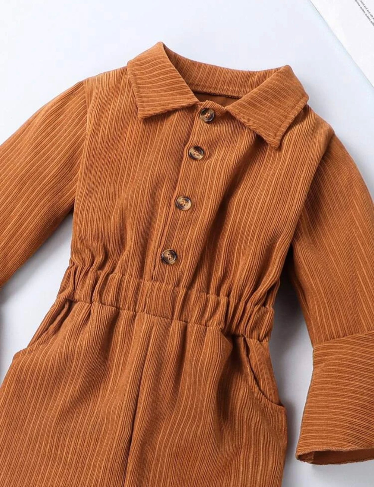 Little Girls Flounce Jumpsuit (Sizes 1 year - 8 year)