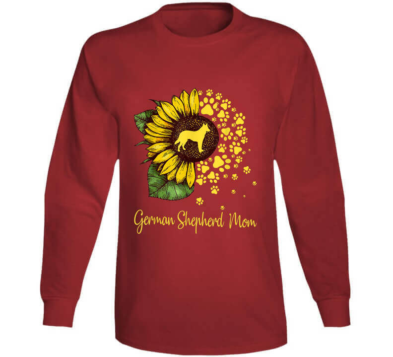 German Shepherd Mom Ladies T Shirt