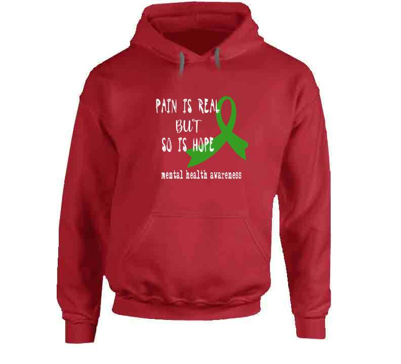 Pain Is Real But So Is Hope Ladies T Shirt