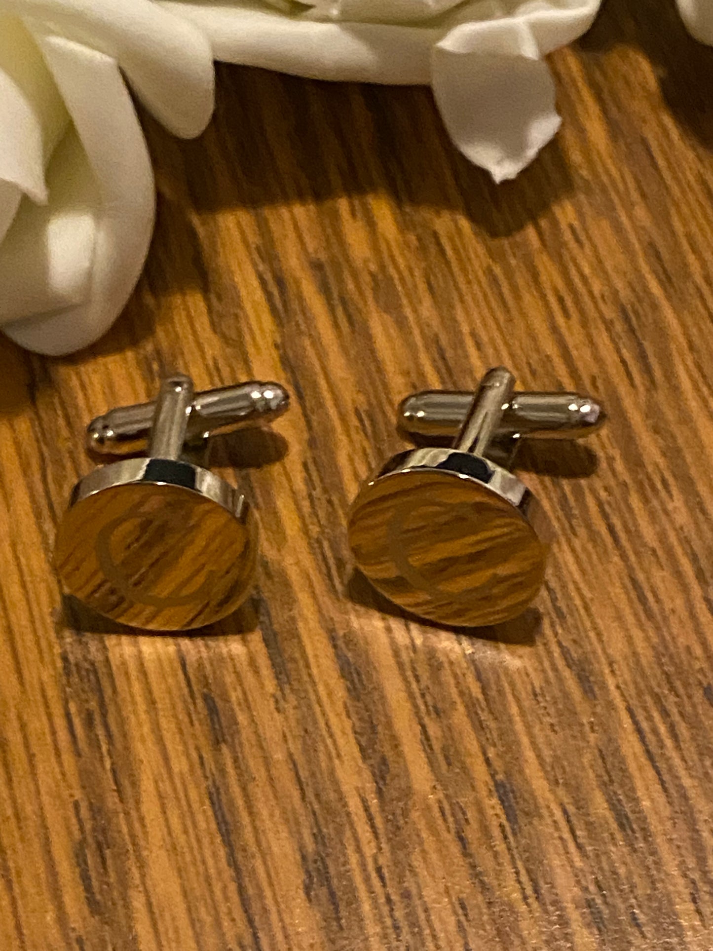 Brass Monogram Letter “C” Cufflinks
