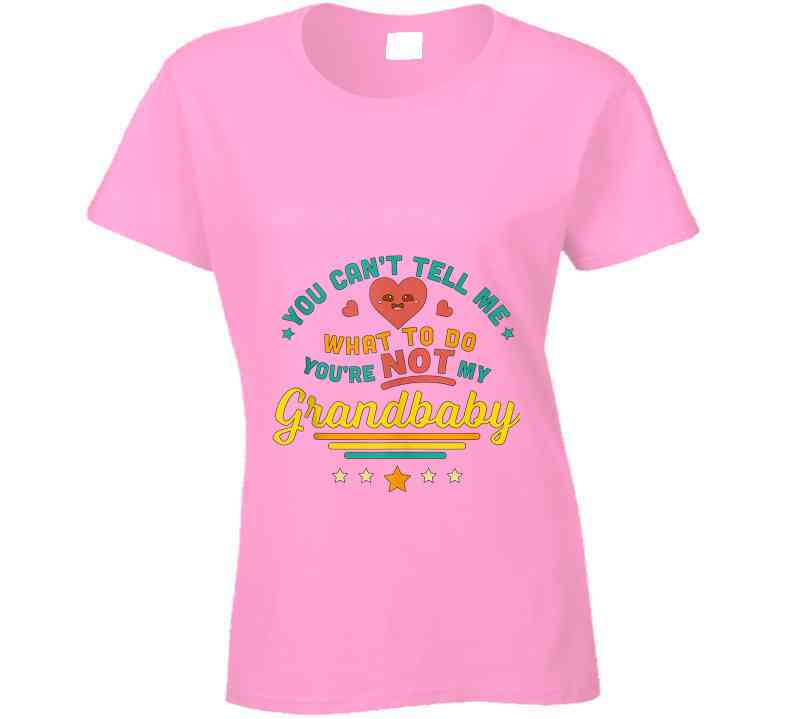 You Can't Tell Me Ladies T Shirt