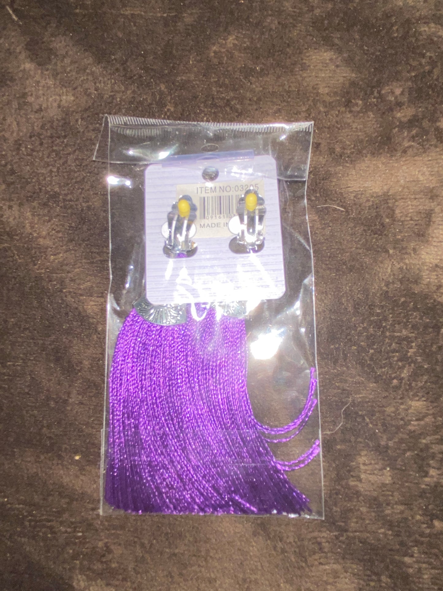 Clip-On Tassel Fringe Earrings