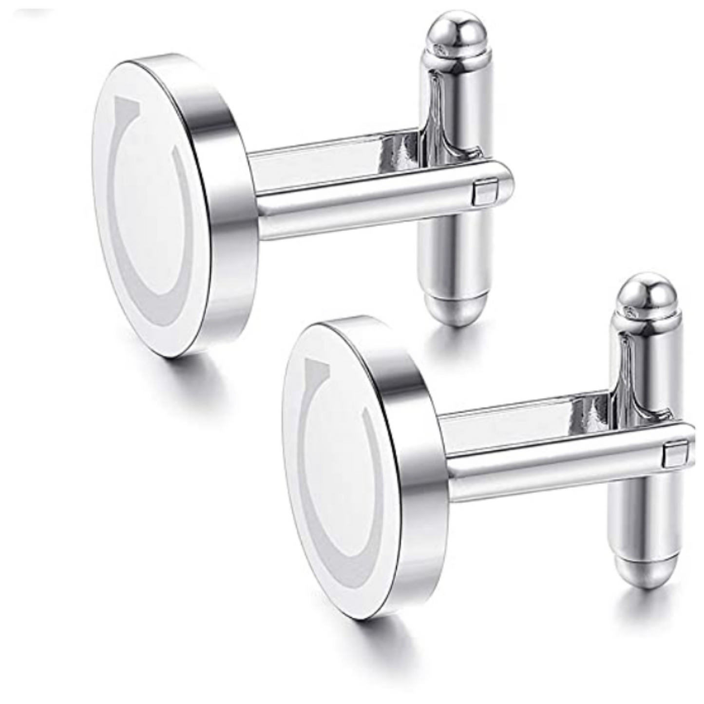 Brass Monogram Letter “C” Cufflinks