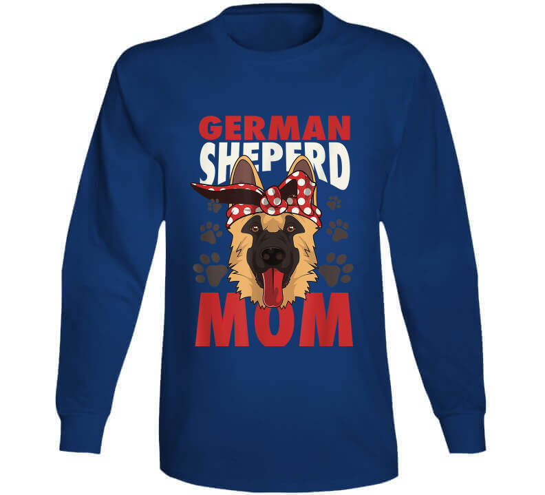 German Shepherd Mom Ladies T Shirt