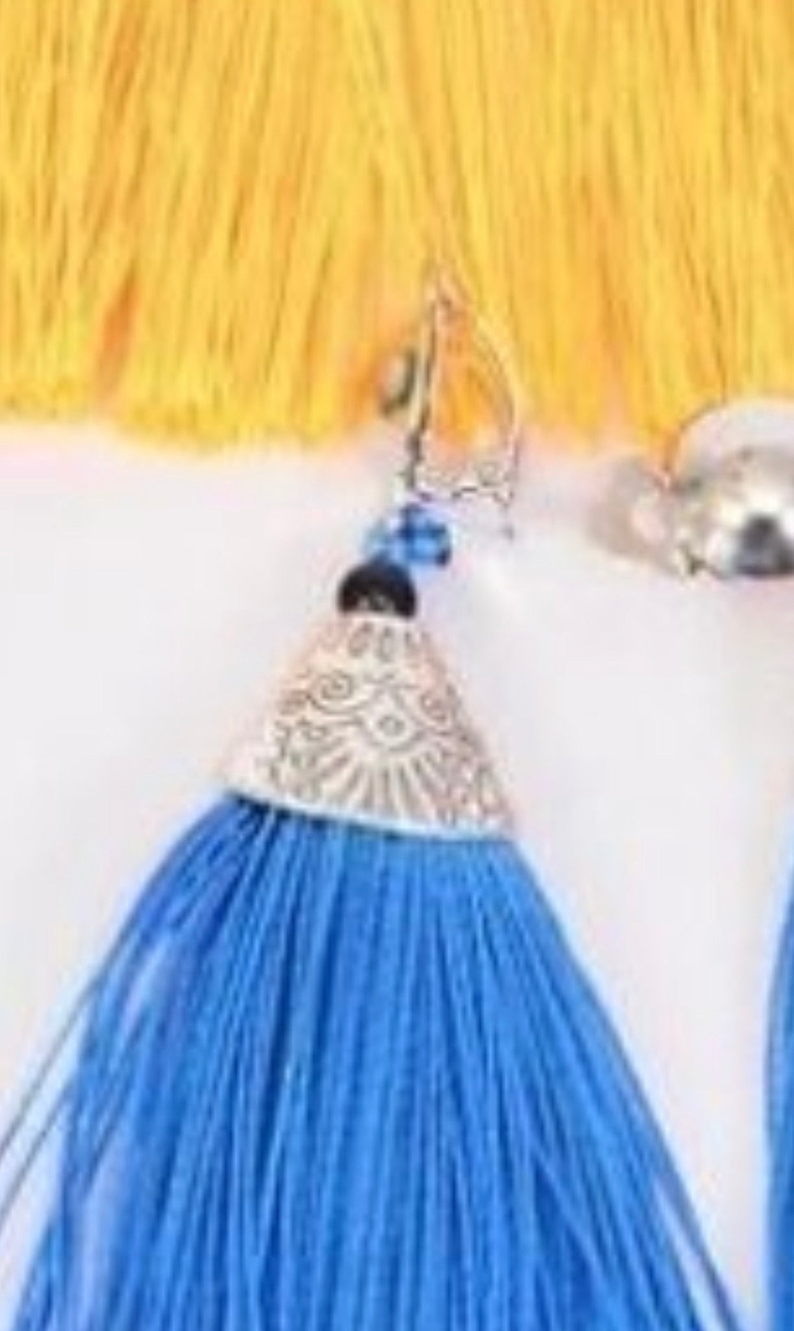 Clip-On Tassel Fringe Earrings