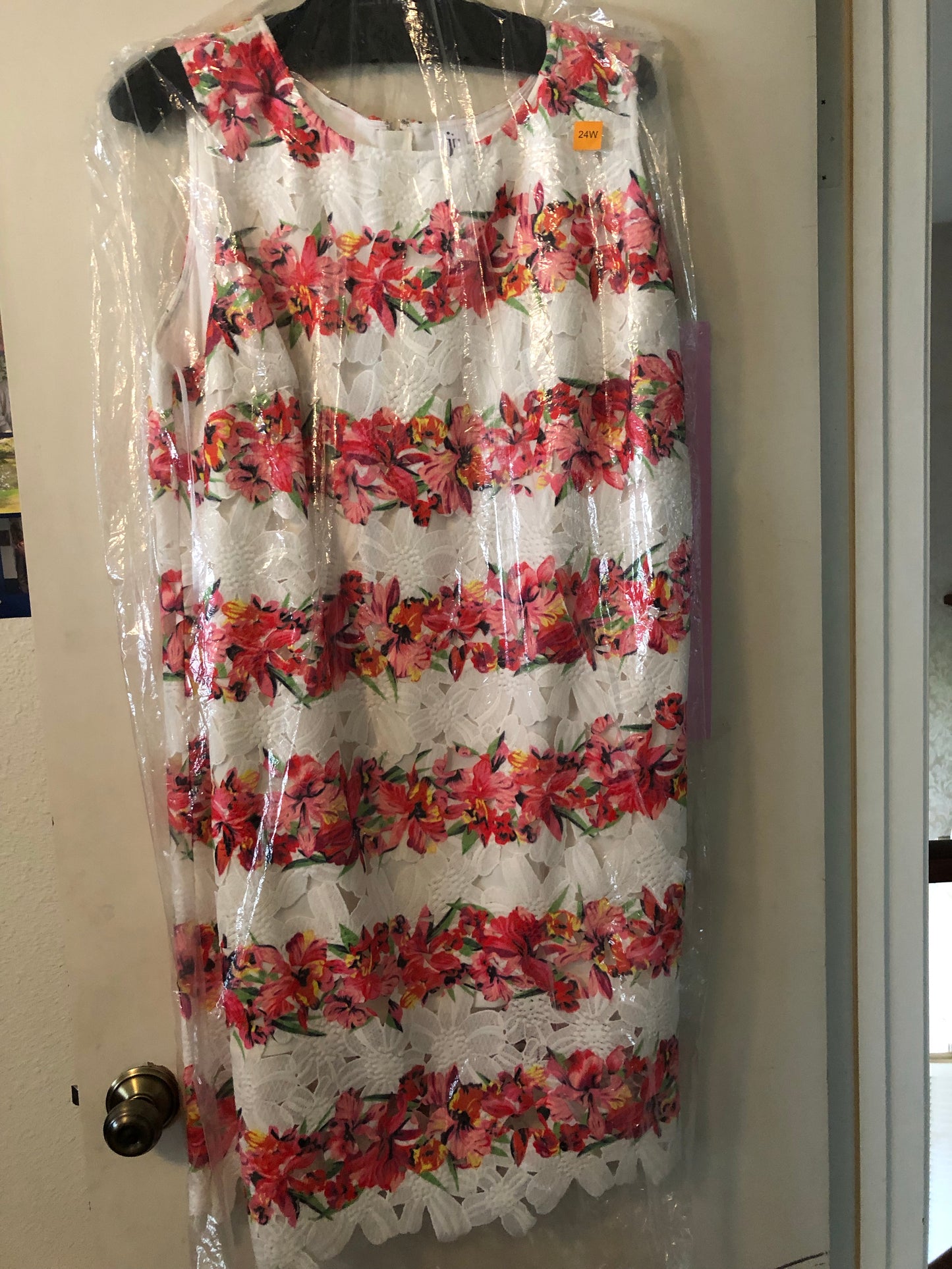 Julia Jordan Embroidered Dress, US Size 24W - NEW
