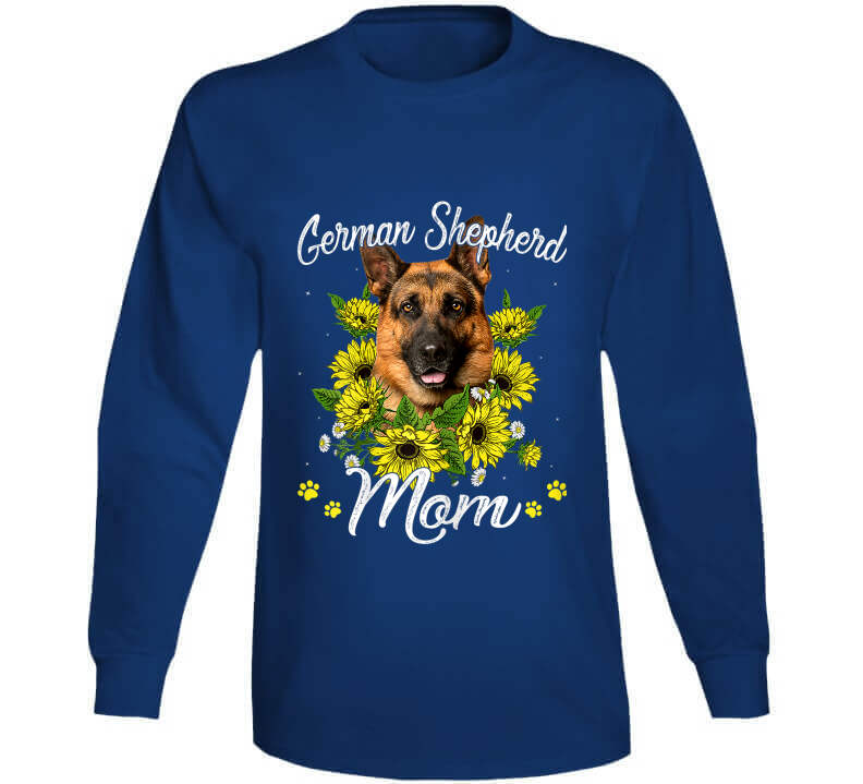German Shepherd Mom Ladies T Shirt