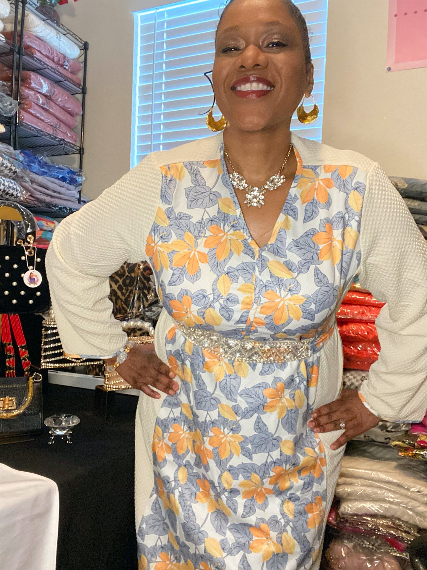 Floral Print Multi-Color Dress (US Sizes 4 - 14)