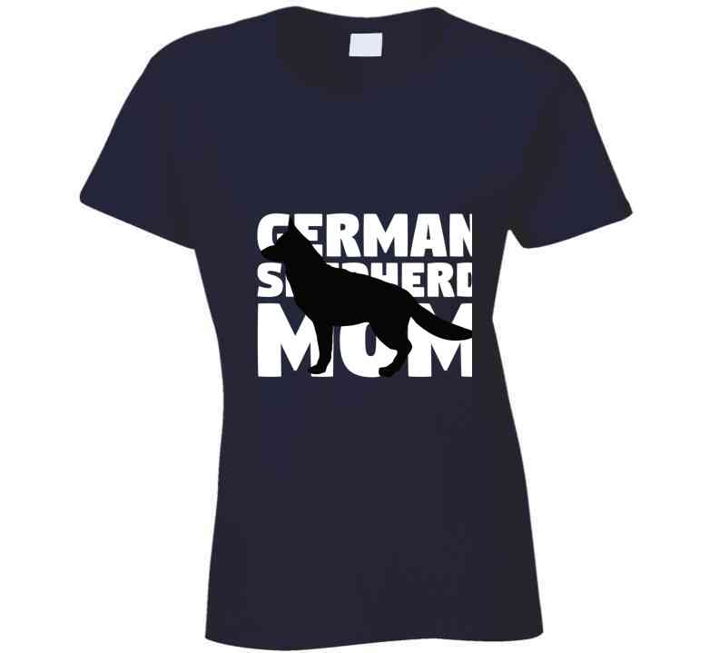German Shepherd Mom Ladies T Shirt