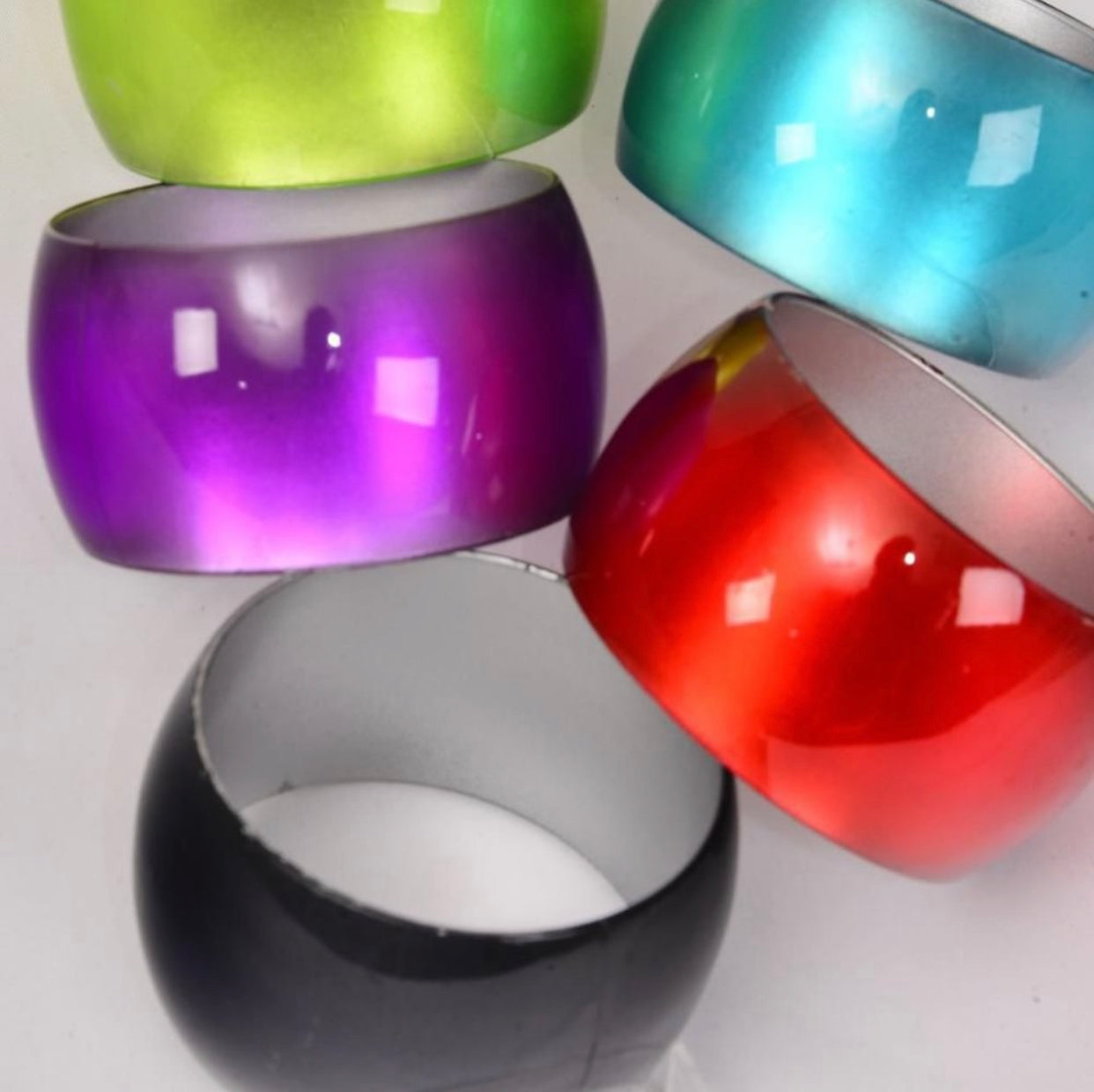 Acrylic Cat Eye Bangle Bracelets