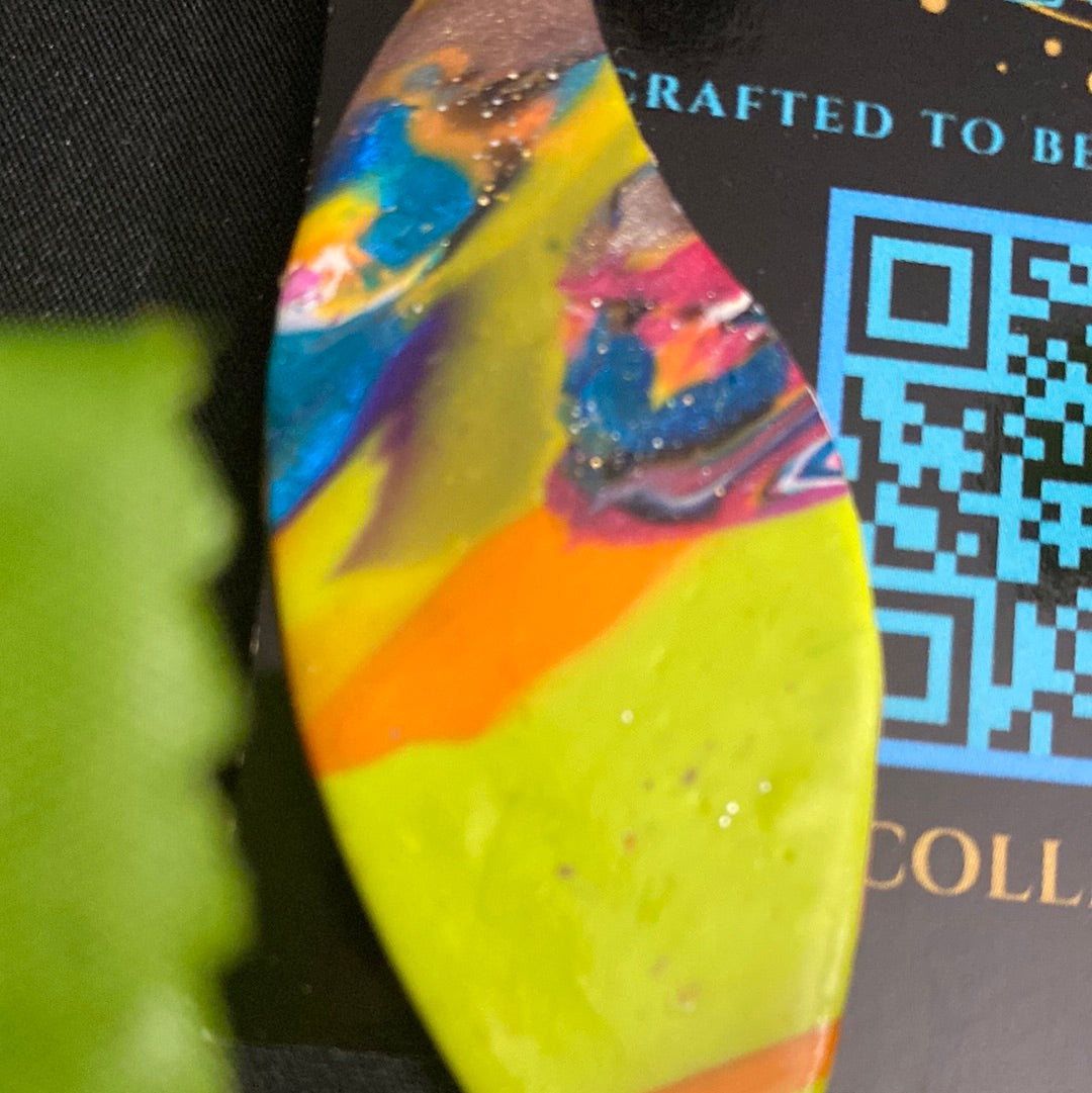 Hand Made Multi-Colored Dangled Earrings