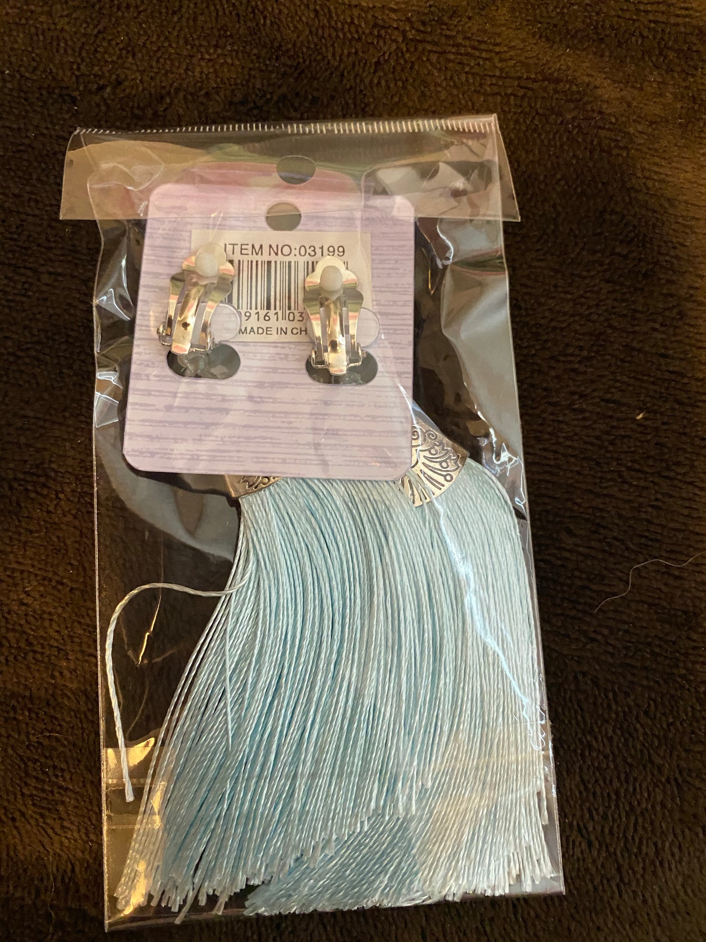 Clip-On Tassel Fringe Earrings