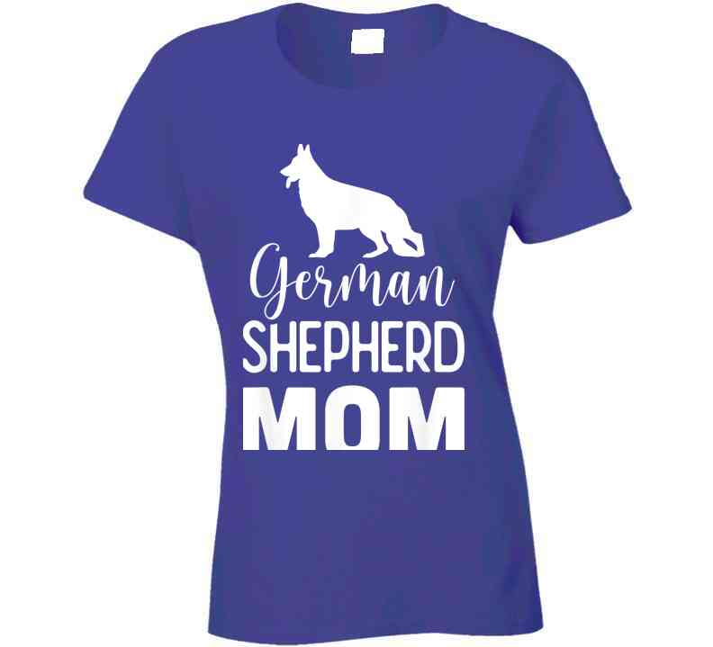 German Shepherd Mom Ladies T Shirt