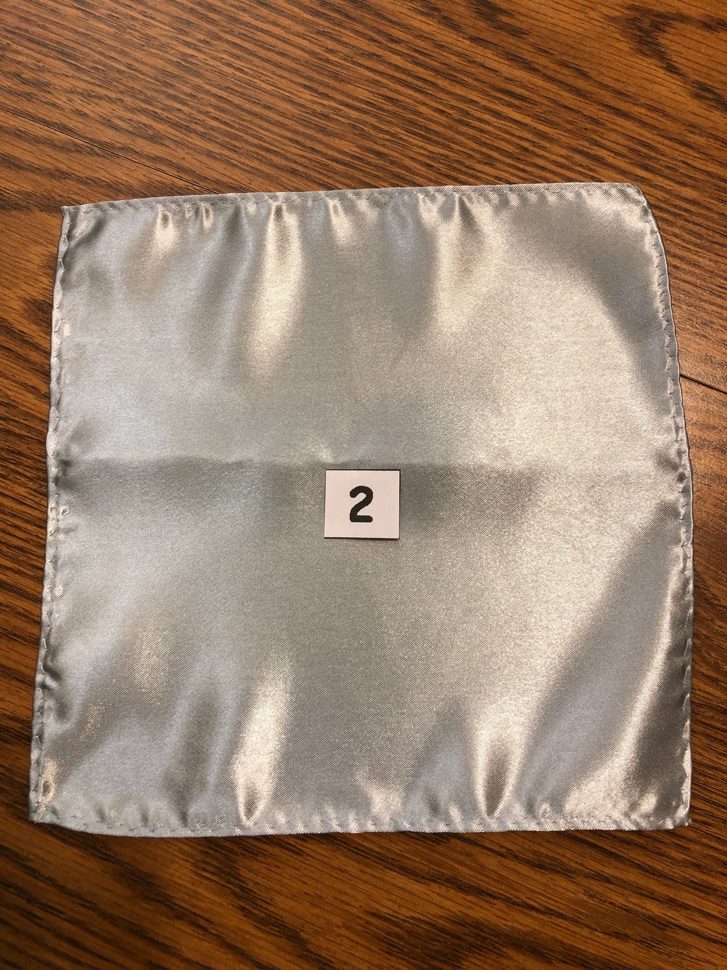 Men's Satin Pocket Squares - Various Colors Available