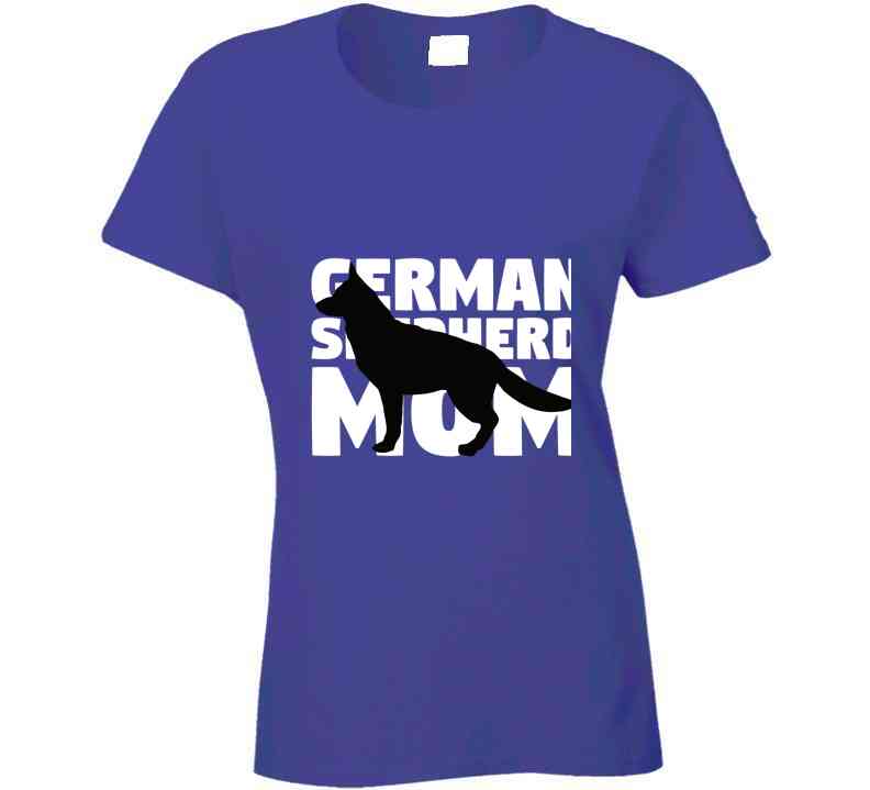 German Shepherd Mom Ladies T Shirt