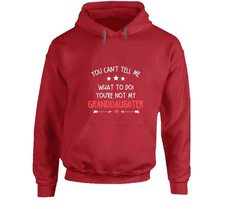 You're Not My Granddaughter Ladies T Shirt