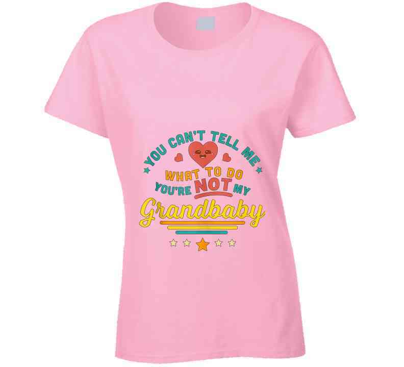 You Can't Tell Me Ladies T Shirt