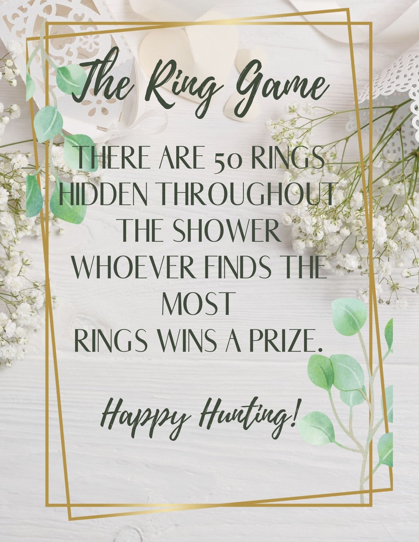 Bridal Shower Game / Wedding Shower Game / Bachelorette Party Game