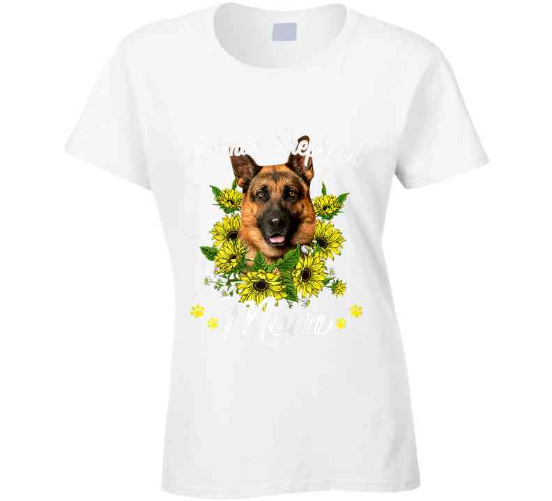 German Shepherd Mom Ladies T Shirt