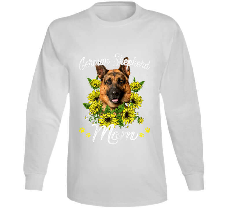 German Shepherd Mom Ladies T Shirt