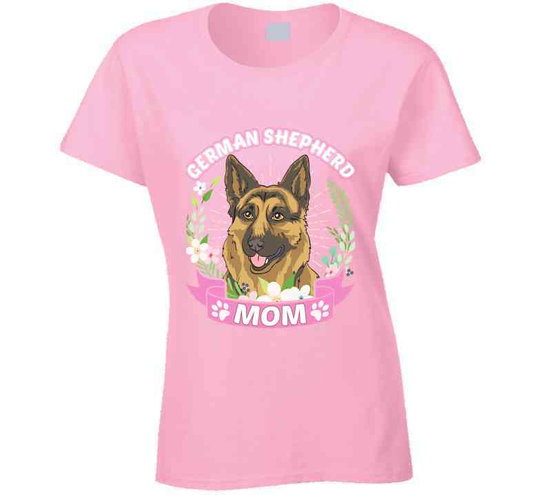 German Shepherd Mom Ladies T Shirt