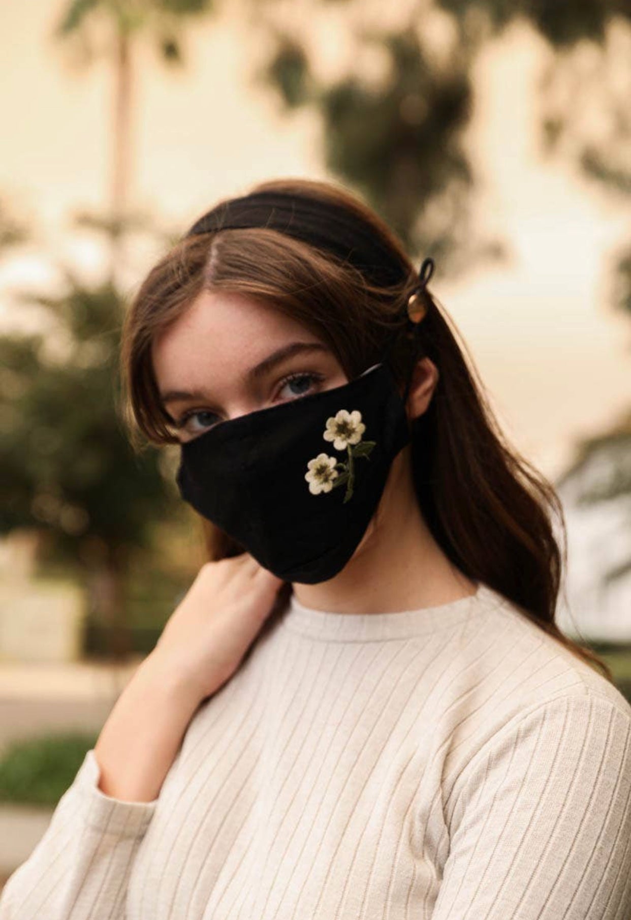 Wildflower FaceMask and Headband Combo