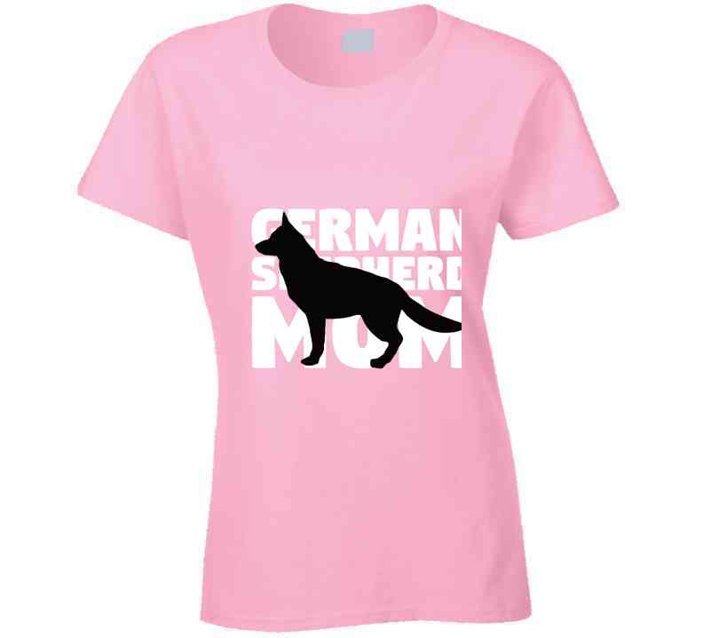 German Shepherd Mom Ladies T Shirt
