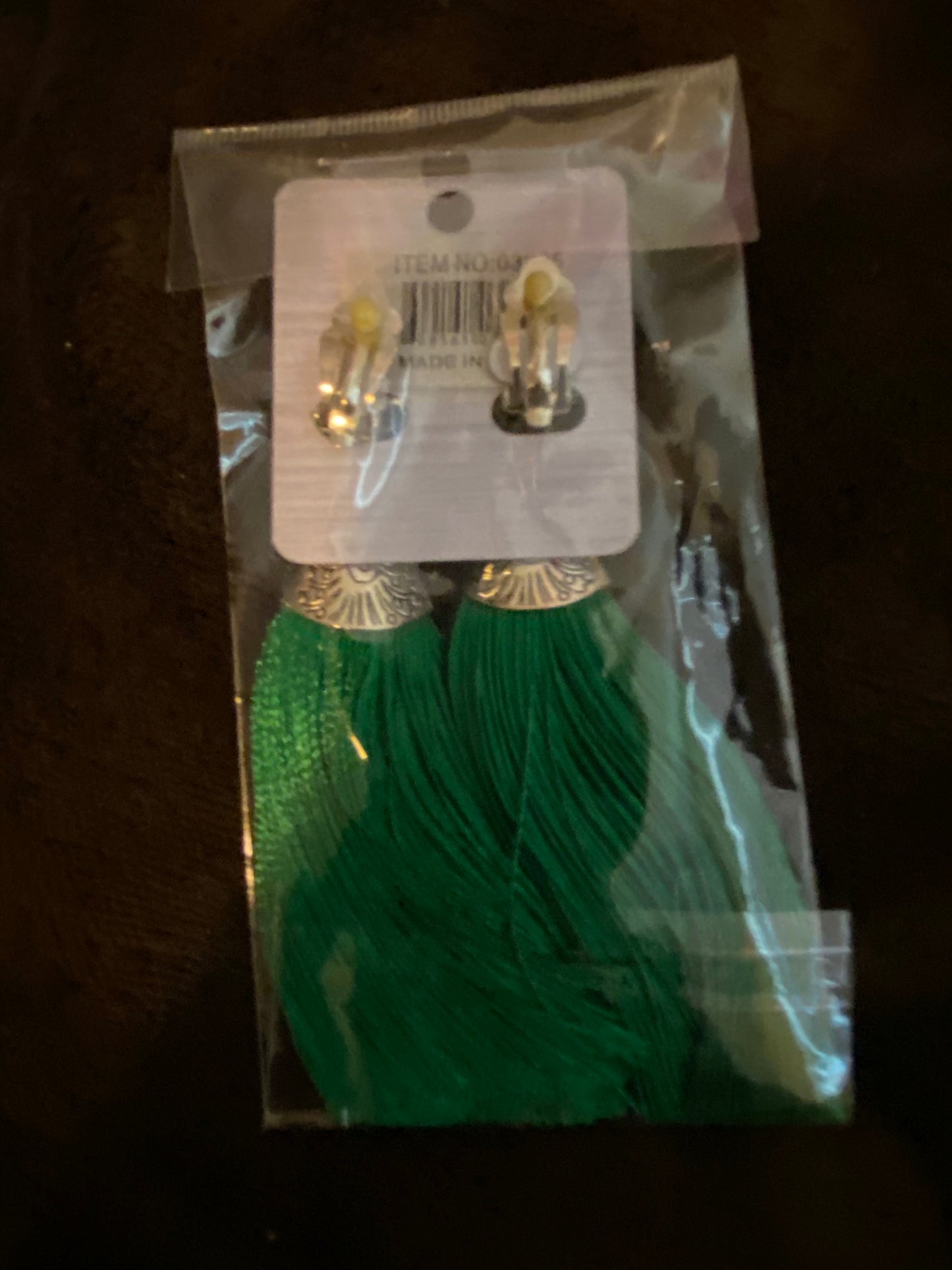 Clip-On Tassel Fringe Earrings