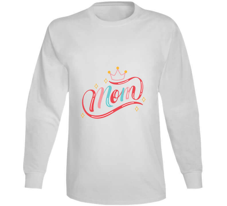 Mom Queen Ladies T Shirt