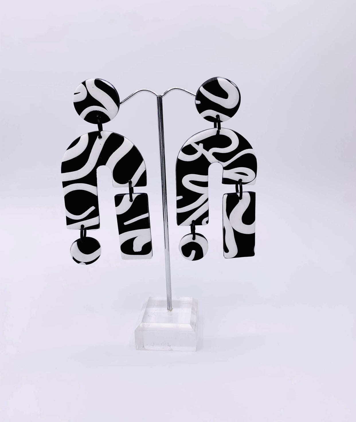 Octopus - Hand Made Statement Shaped Earrings