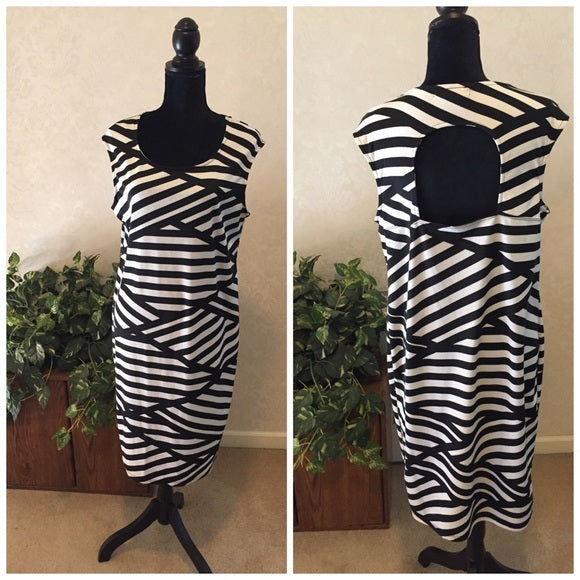 Ashley Stewart Striped Dress, US Size 12 - Gently Used