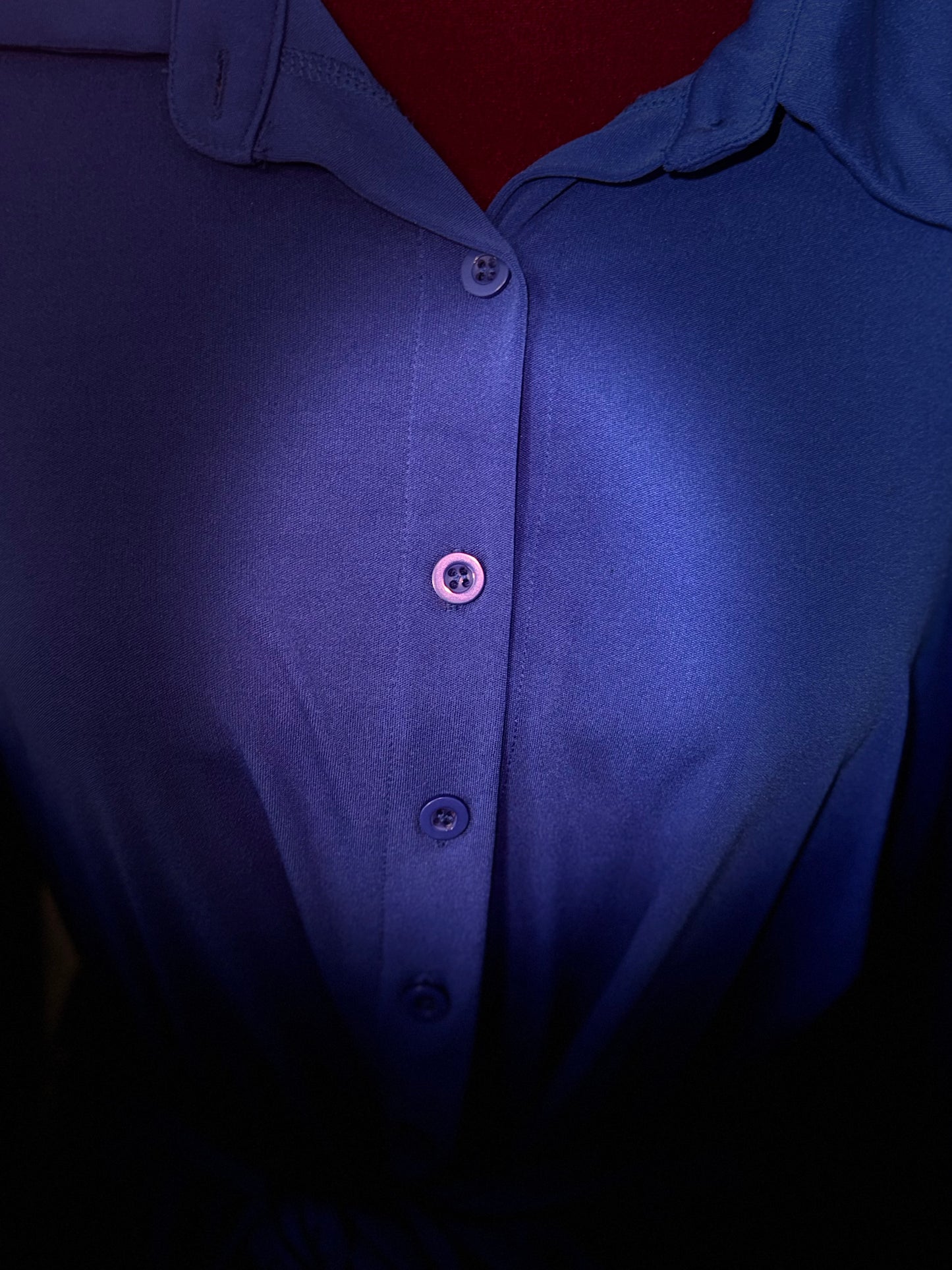 Plus Size Button Down Maxi Length Dress, 2XL