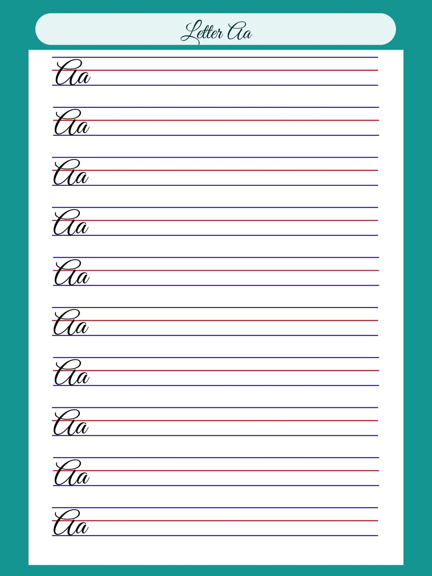 Let's Learn Cursive Together