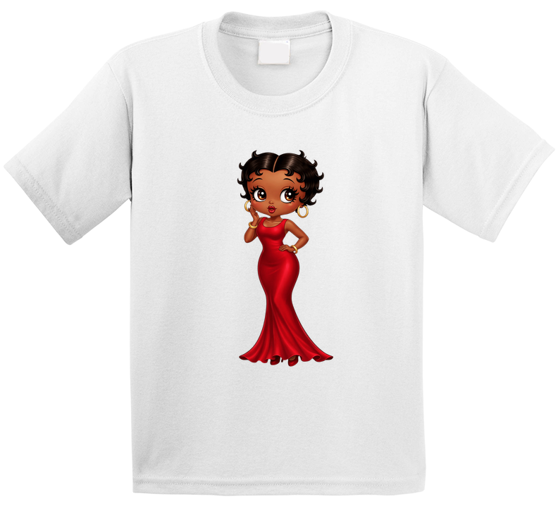 African American Betty Boop T Shirt